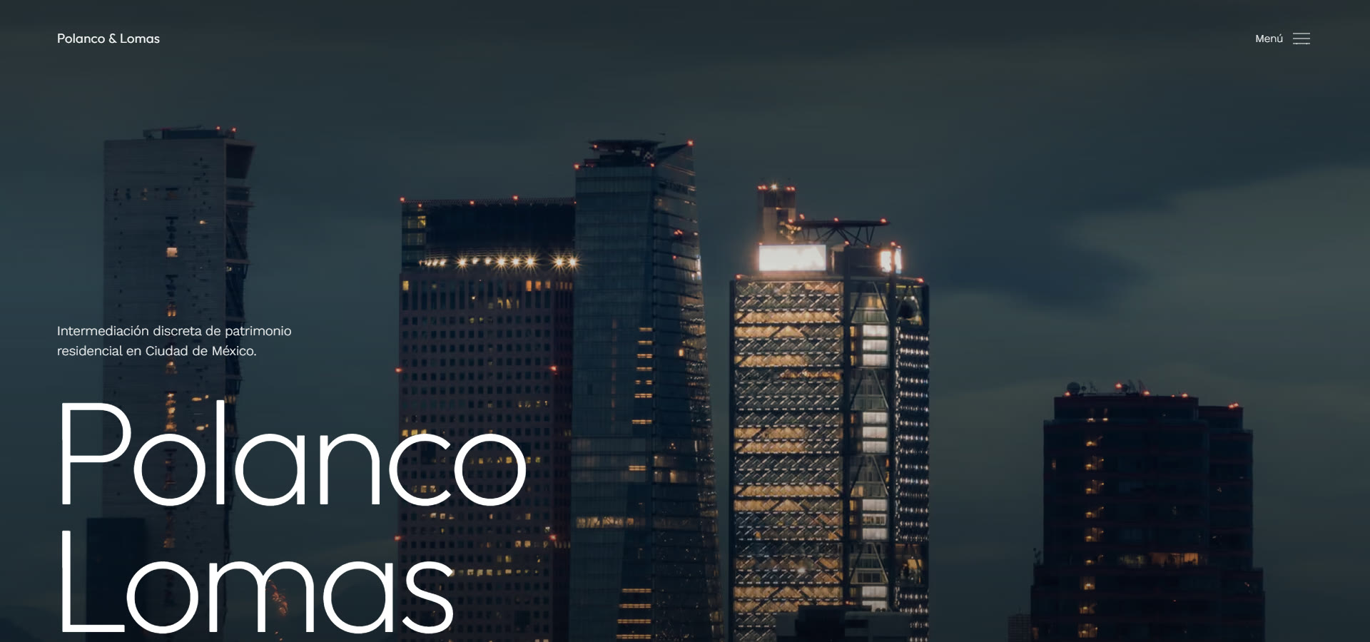 Sitio web de Polanco & Lomas