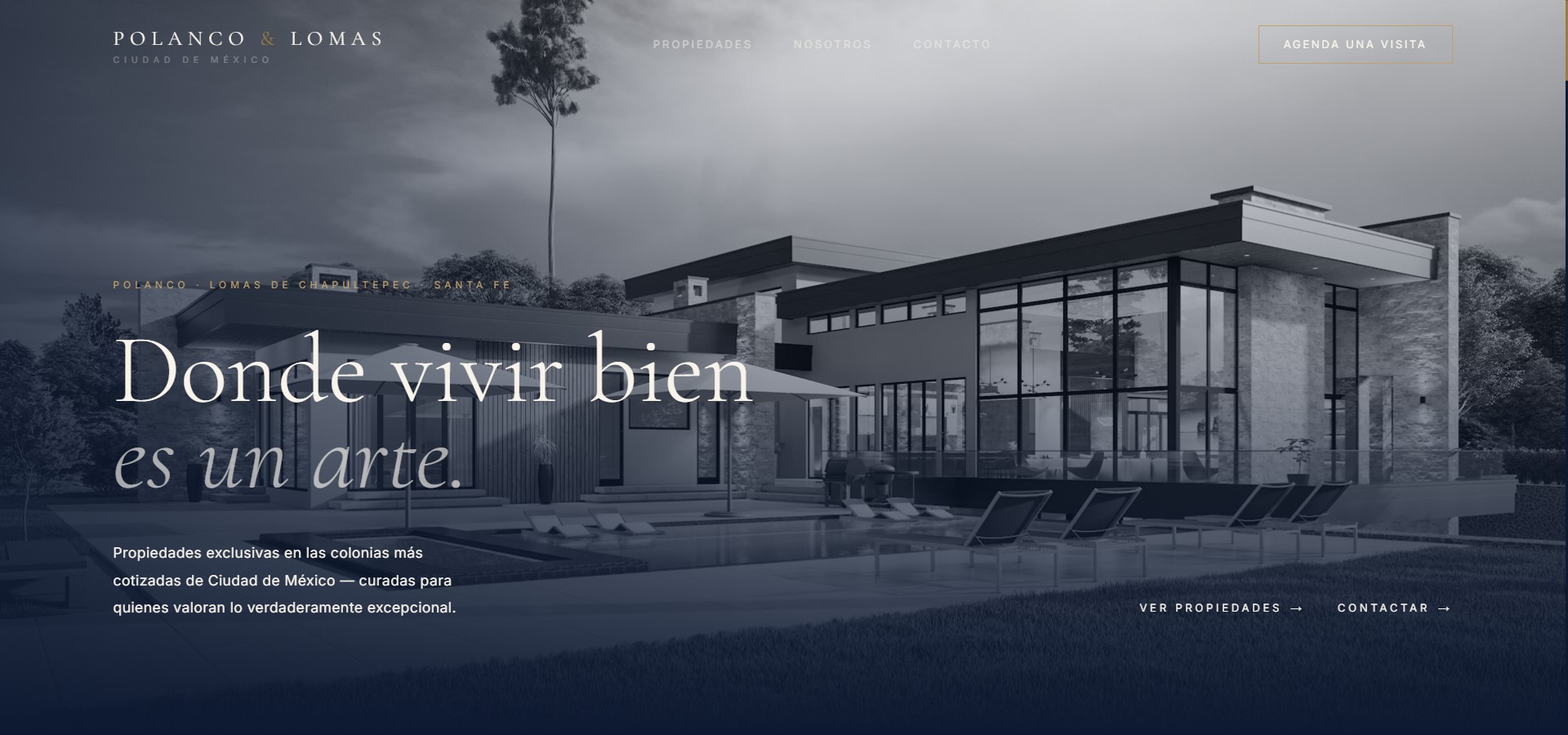 Sitio web de Polanco & Lomas